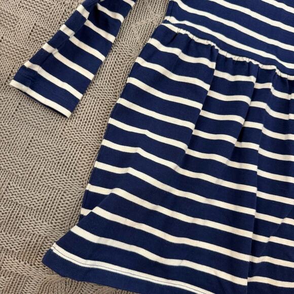 Vineyard Vines Navy and White Striped Turtleneck Girls Dress ~ 4T - Picture 11 of 12
